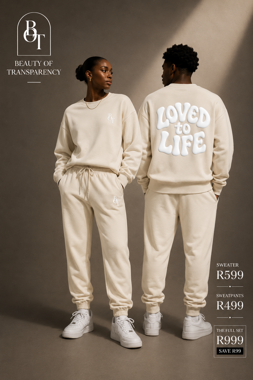Loved to life Sweat set